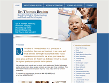 Tablet Screenshot of drbeaton.com